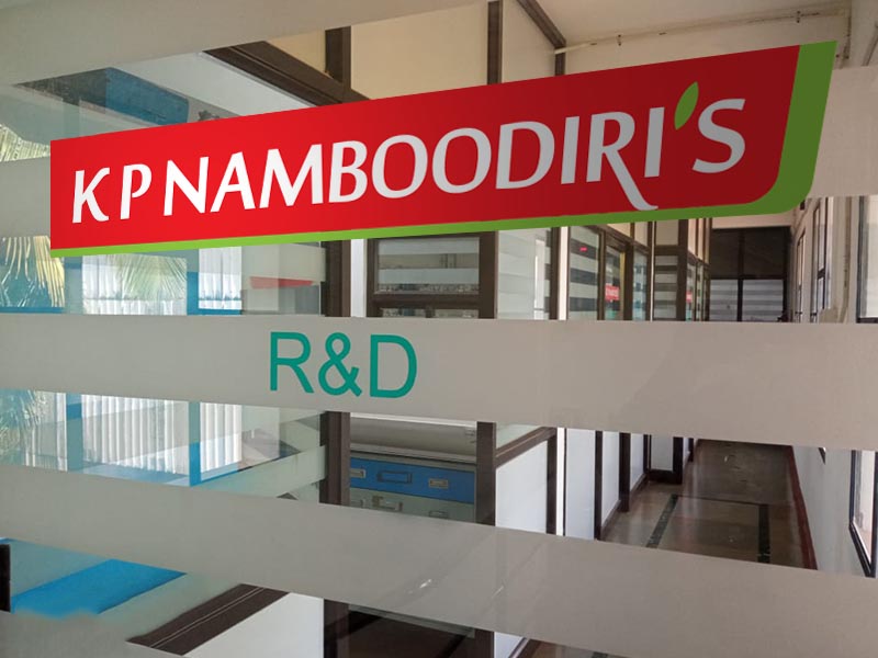 Product Development, Testing and R&D Lab at K P Namboodiri's Ayurvedics