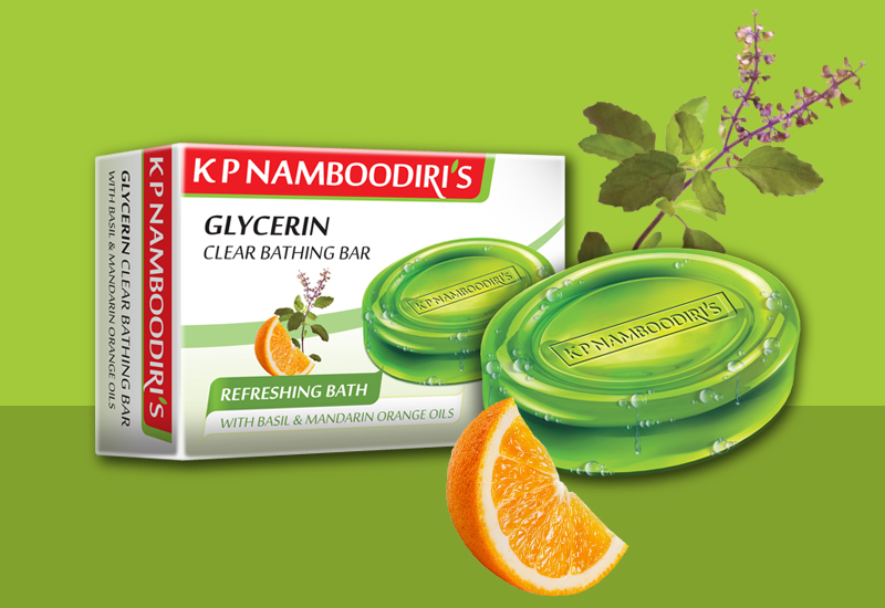 K P Namboodiri's Glycerin Clear Bathing Bar
